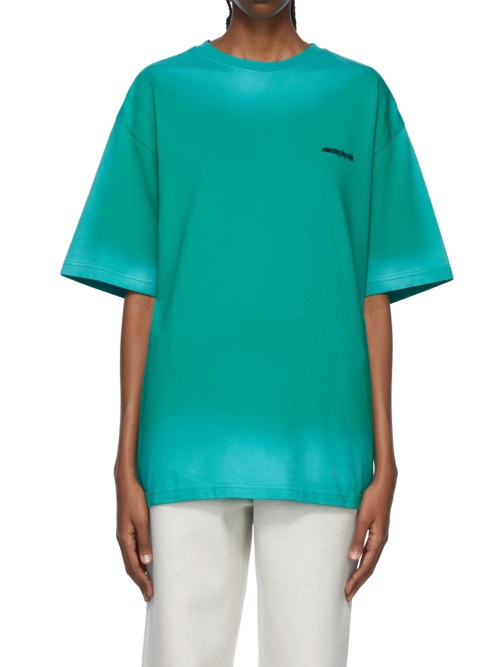 Ader Error Green Cotton T-shirt